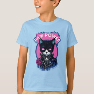 Camiseta Gato Punk de Energia da Pata