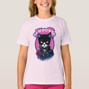 Camiseta Gato Punk de Energia da Pata