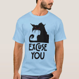 Camiseta Gato rabugento te desculpa