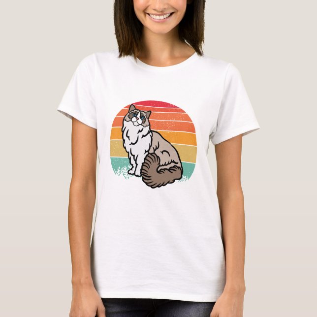 Camiseta gato RAGDOLL (Frente)