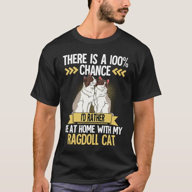 Camiseta Gato Ragdoll 1 (Frente)