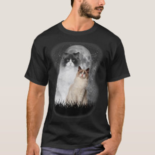 Camiseta Gato Ragdoll bonitinho com Gata Ragdoll