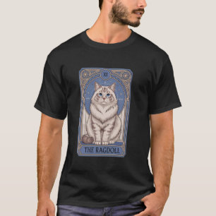 Camiseta Gato Ragdoll Carta de Tarot, Gato Misterioso