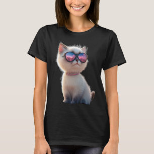 Camiseta Gato Ragdoll Mãe de Gato Gatito Miau Lindos Gatos