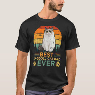 Camiseta Gato Ragdoll Masculino Gordinho Pai Melhor Gato Ra