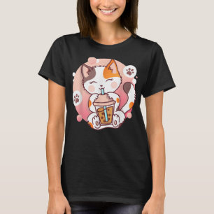 Camiseta Gato Ramen Japonês Estilo Vintage Kawaii