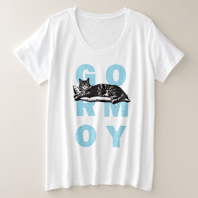 Camiseta gato ranzinza (Frente do Design)