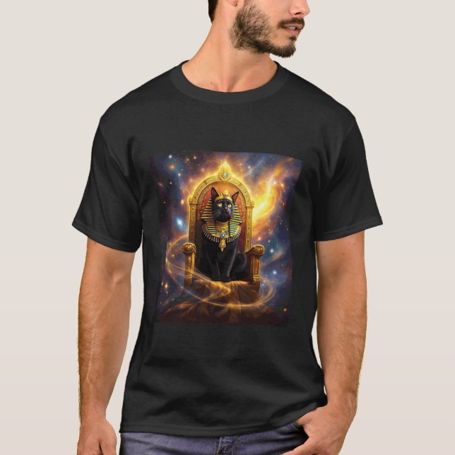 Camiseta Gato Real Fantasia Faraó (Frente)