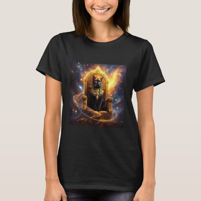 Camiseta Gato Real Fantasia Faraó (Frente)