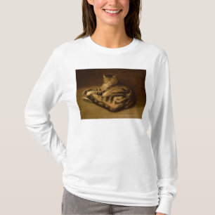 Camiseta Gato Recumbent, 1898