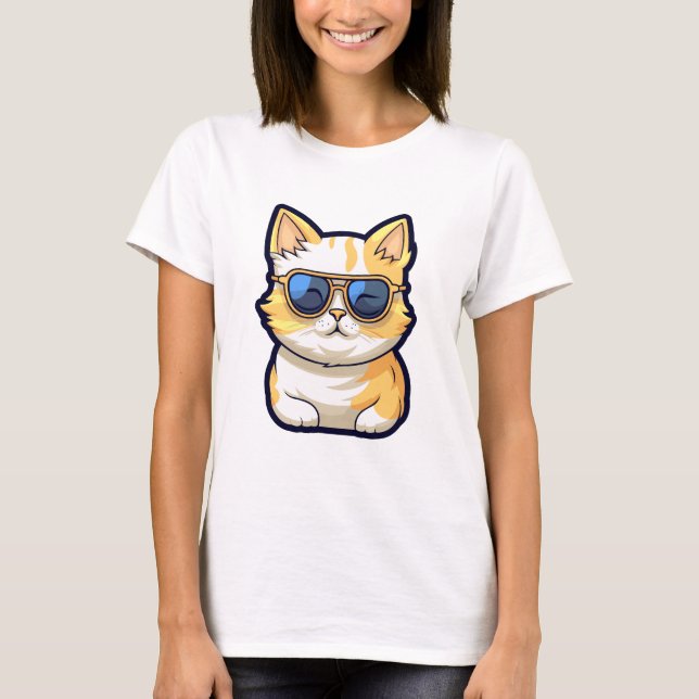 Camiseta Gato Refrigerado (Frente)
