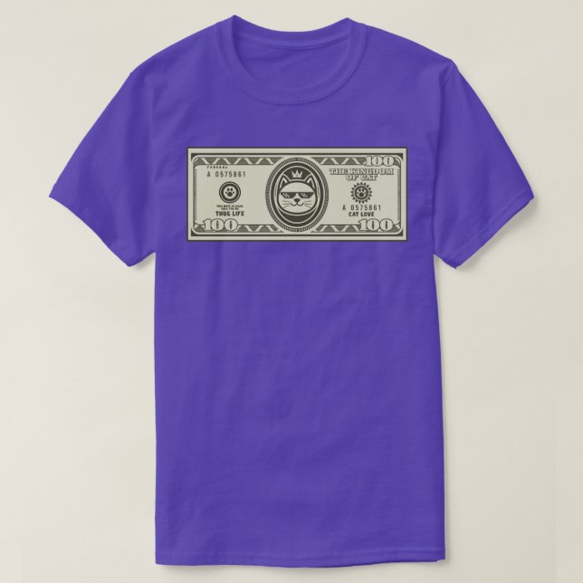 Camiseta gato reino (Frente do Design)