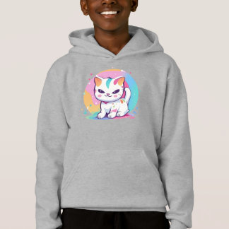Camiseta Gato Reproduzível com Pontos Coloridos