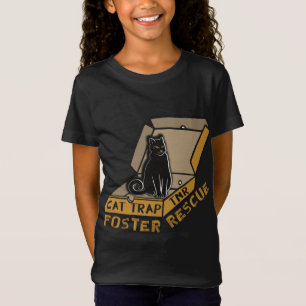 Camiseta Gato Resgate Foster Gato Engraçado Na Pizza Box Tr
