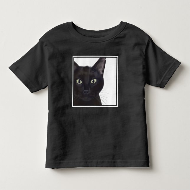 Camiseta Gato, Retrato de Gus (Frente)