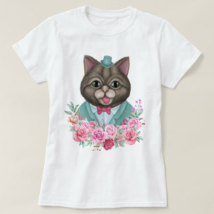 Camiseta Gato rico
