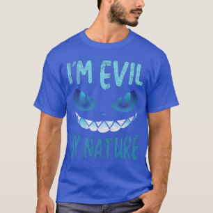 Camiseta Gato Risonho de Rosto Mau por Natureza Horror Home
