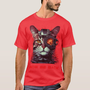 Camiseta Gato Robô Retroativo dos anos 90