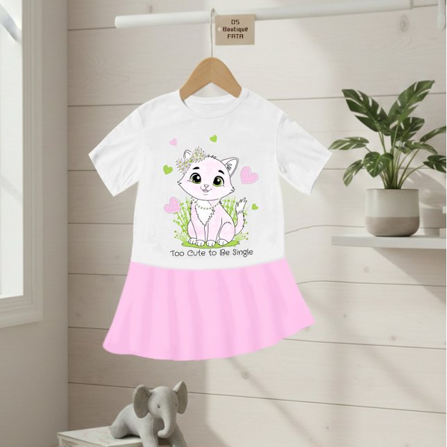 Camiseta Gato rosa fofo (Criador carregado)
