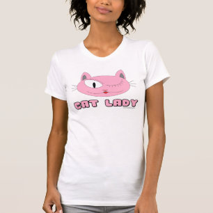Camiseta Gato Rosa, Gato, Gato, Pia, Fio, Pata