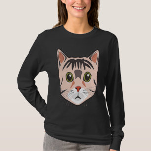 Camiseta Gato Rosto Meowdy Fofo Gatinho Meme de Gato 2