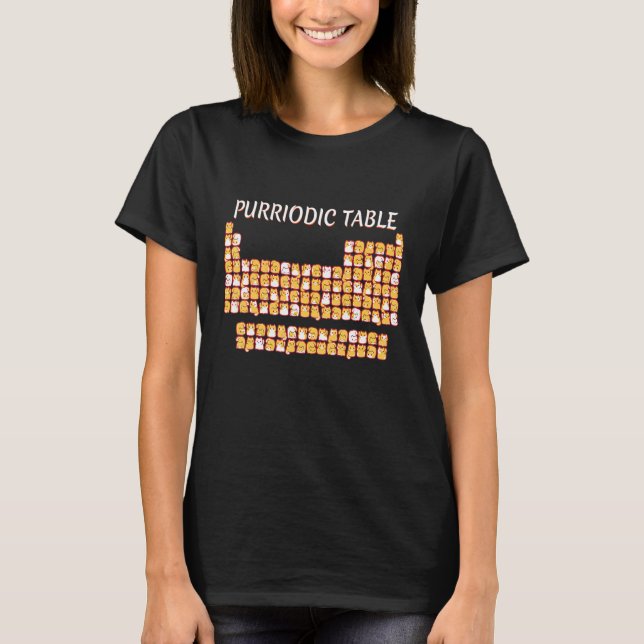 Camiseta Gato Rótulo Rótulo de Mesa Rótulo Rótulo Homens de (Frente)