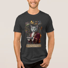 Camiseta Gato Russian Blue Vivaldi: Um Legado Vibrante