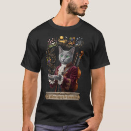 Camiseta Gato Russian Blue Vivaldi: Um Legado Vibrante