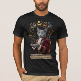 Camiseta Gato Russian Blue Vivaldi: Um Legado Vibrante