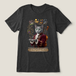 Camiseta Gato Russian Blue Vivaldi: Um Legado Vibrante