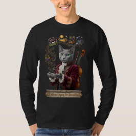 Camiseta Gato Russian Blue Vivaldi: Um Legado Vibrante
