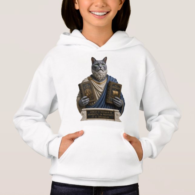Camiseta Gato Russo Azul Homer (Frente)