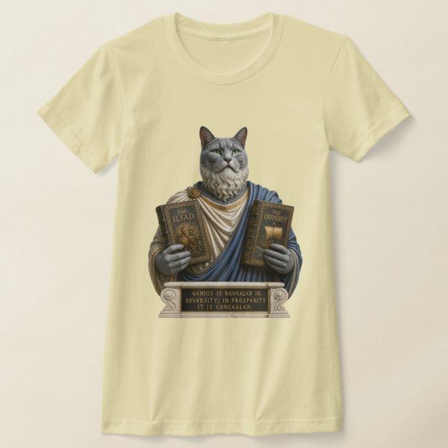 Camiseta Gato Russo Azul Homérico (Postura )