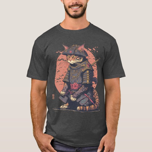 Camiseta Gato Samurai (Frente)