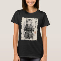 Gato Samurai Guerreiro Anime Arte Japonês Kawaii G
