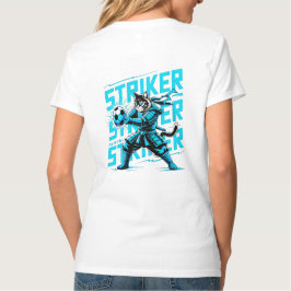 Camiseta Gato Samurai Único para Fãs de Futebol e Amantes d
