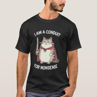 Camiseta Gato Sarcástico Engraçado u2013 Sou um Condutor de