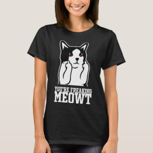 Camiseta Gato Sarcástico - Humor Gato Escuro - Humor Gato P