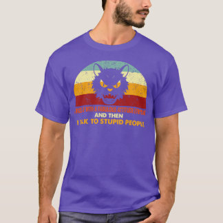 Camiseta Gato Sarcástico Retroativo