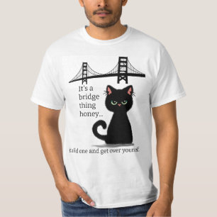 Camiseta Gato Sarcástico "se supere!" insultando engraçado