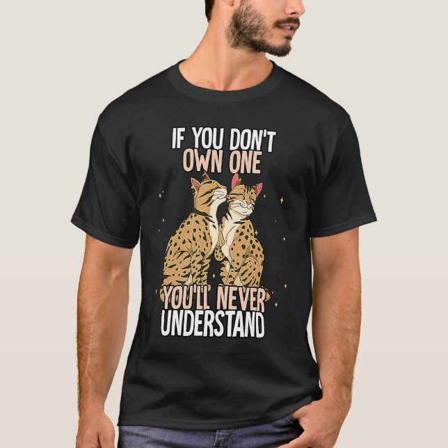 Camiseta Gato Savannah 8 (Frente)