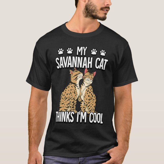 Camiseta Gato Savannah 9 (Frente)