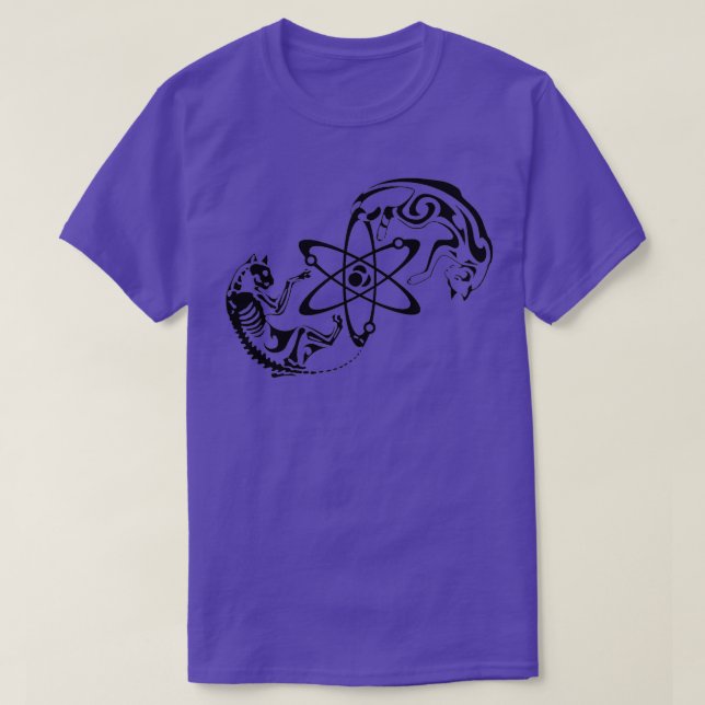 Camiseta Gato Schrodinger (Frente do Design)