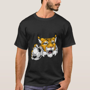 Camiseta Gato Selvagem Bobcat Lince Puma Futebol Ll Desenho