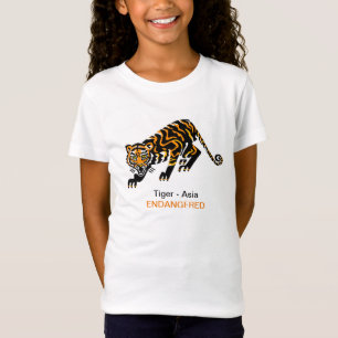 Camiseta Gato selvagem legal - Gado animal ameaçado de exti