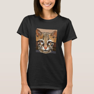 Camiseta Gato Selvagem Ocelote Bengala