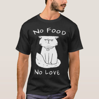 Camiseta Gato Sem Comida Sem Amor