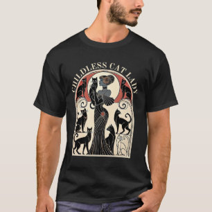 Camiseta Gato Sem Fios Gata Gato Karma Retro Engraçado