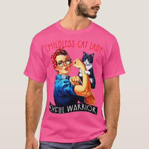 Camiseta Gato Sem Fios Meninas Joyful Warrior