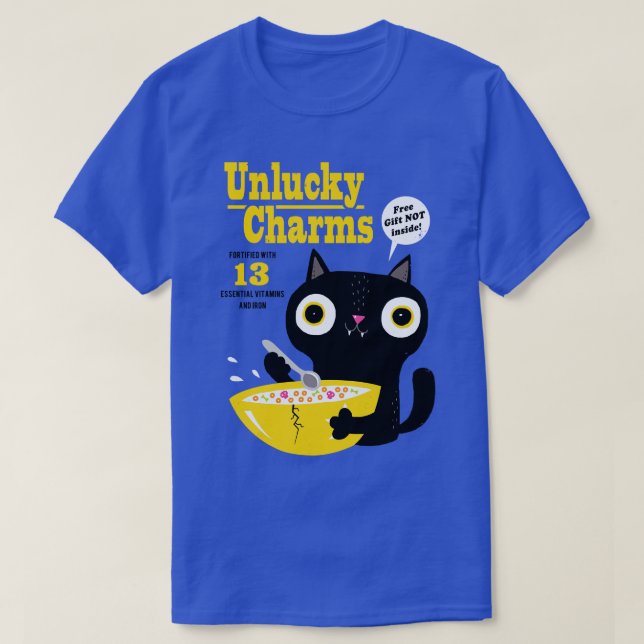Camiseta Gato sem Sorte (Frente do Design)